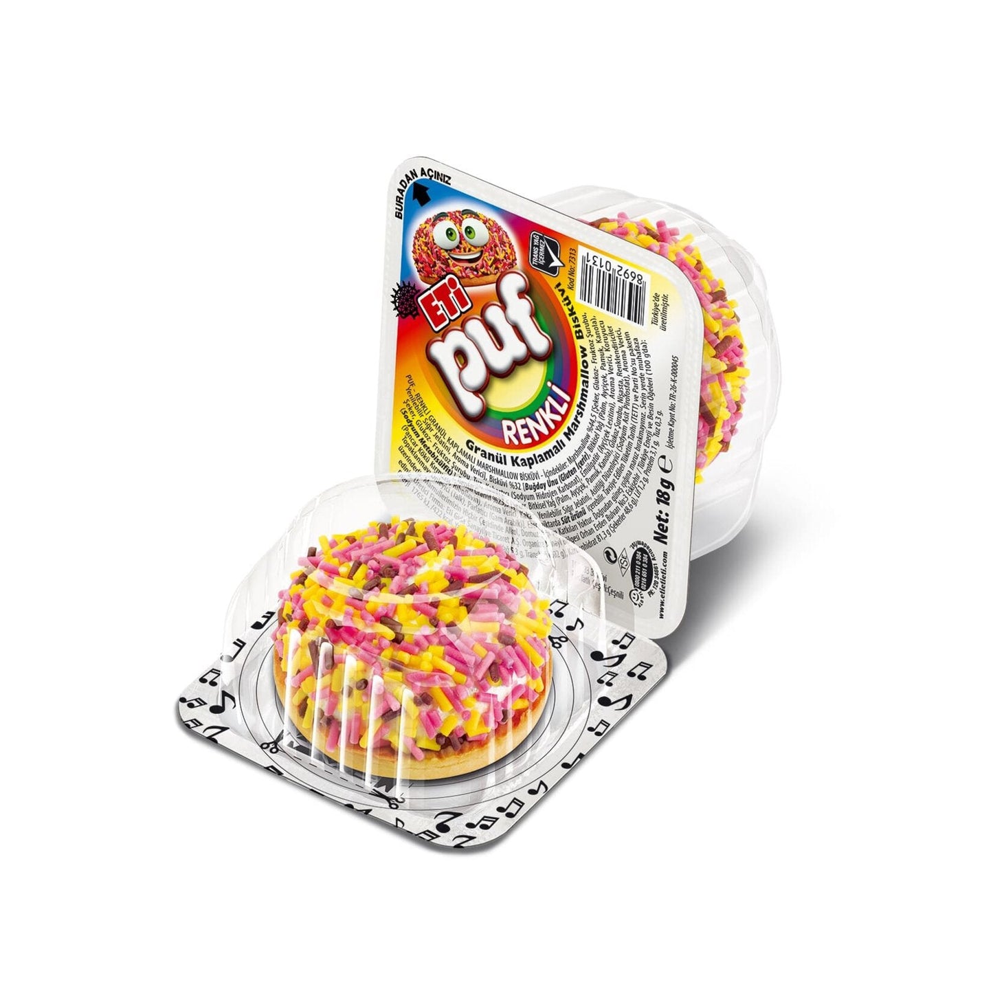 Eti Puf Mixed Colored 18G
